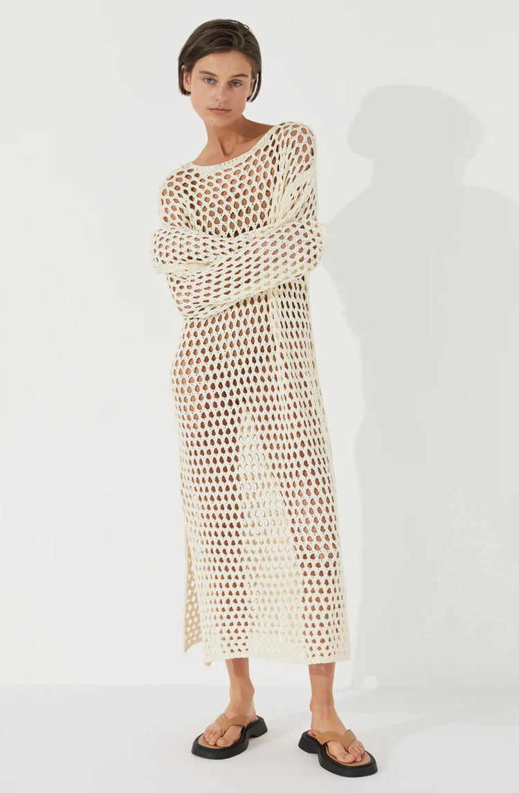 Crochet Dress | Stone