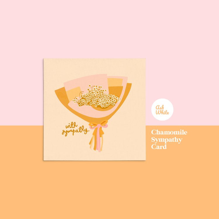 Chamomile Sympathy Card