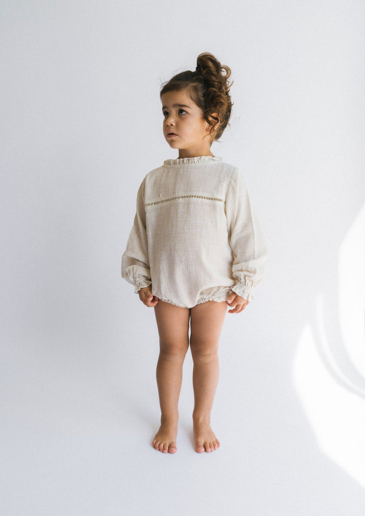 Winnie Romper | Natural