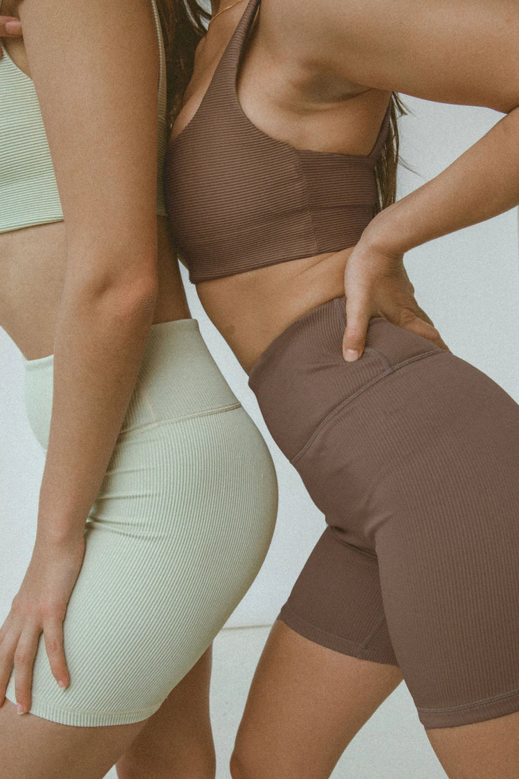 Eden Bike Shorts | Milky Sage