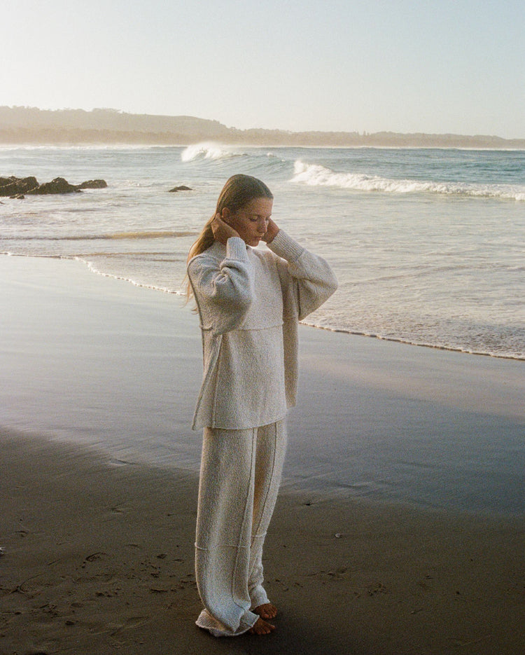 Stone Organic Cotton Knit Pant