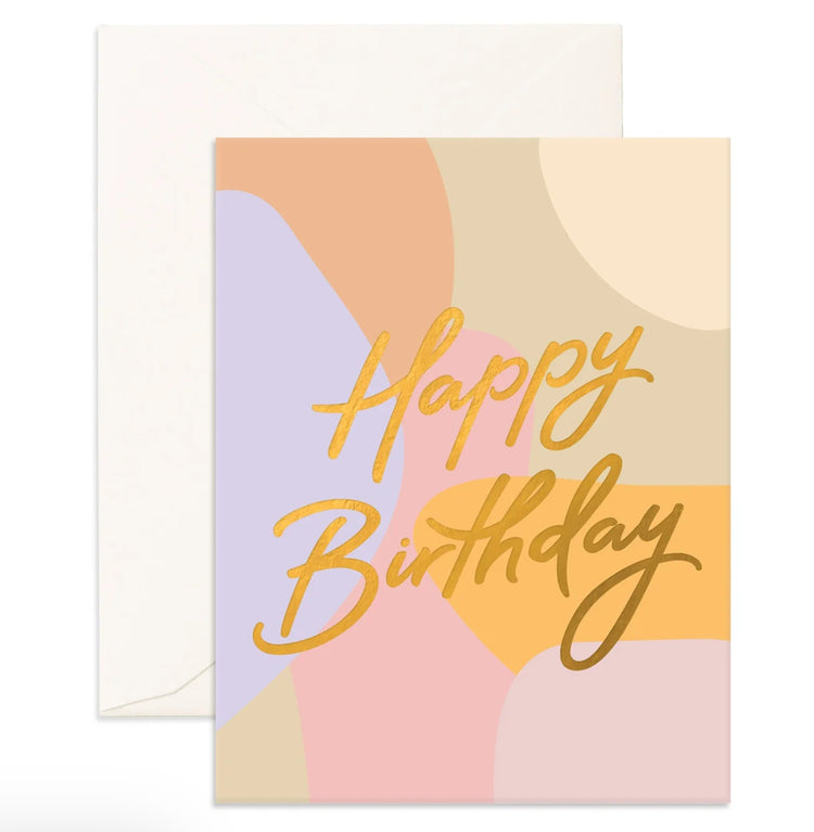 Happy Birthday Paint Greeting Card