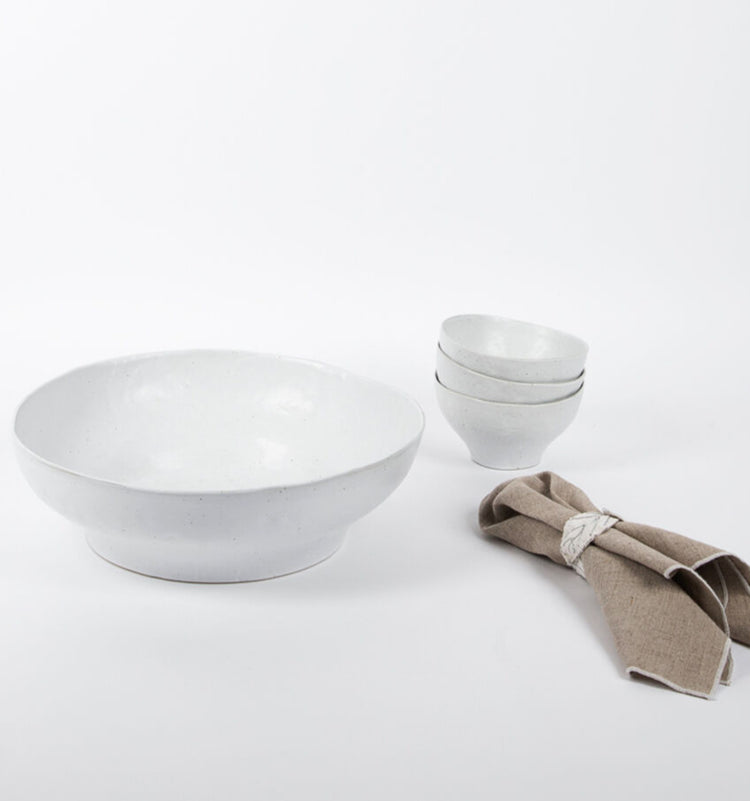 Arlo Serving Bowl | White