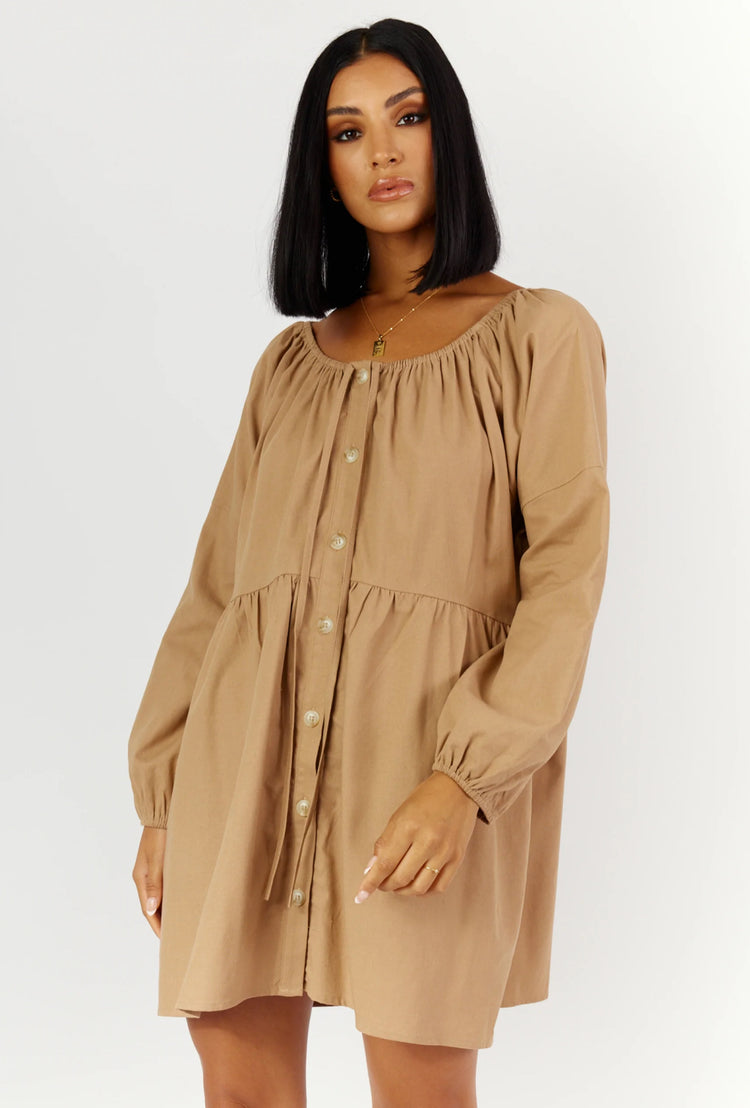 Leo Dress | Brown