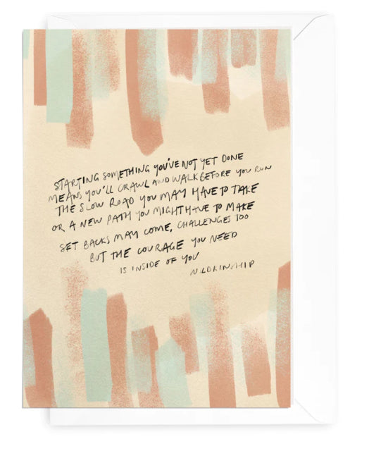 'Starting Something' Greeting Card