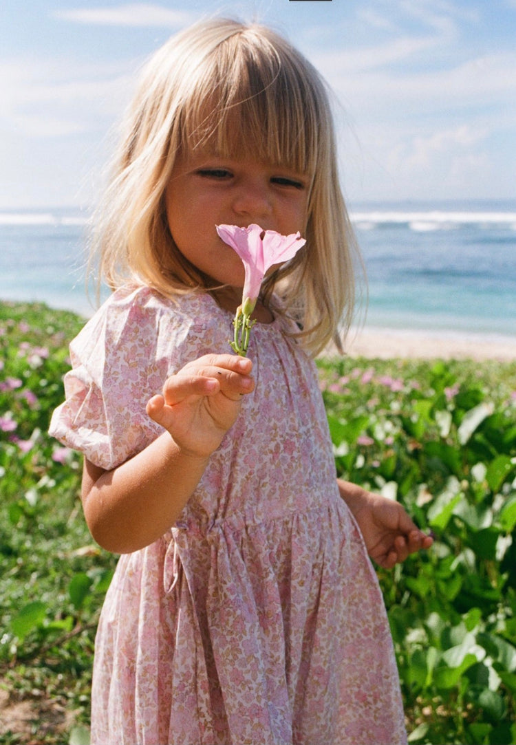 Florence Dress | Lavender Bloom Print
