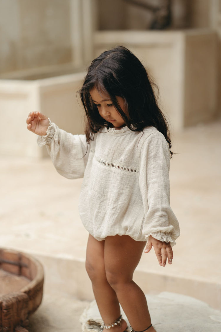 Winnie Romper | Natural