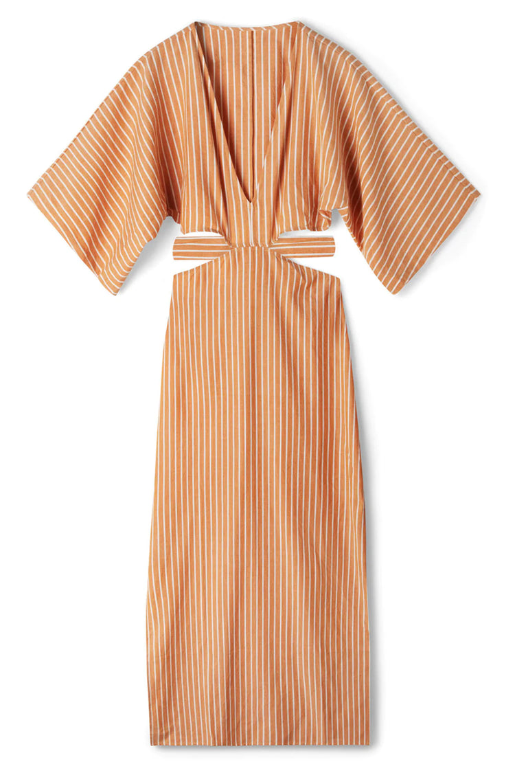 Tangerine Stripe Dress