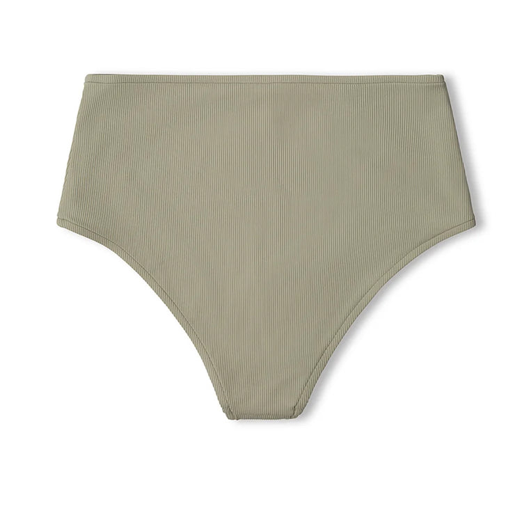 Moss Rib Waisted Brief