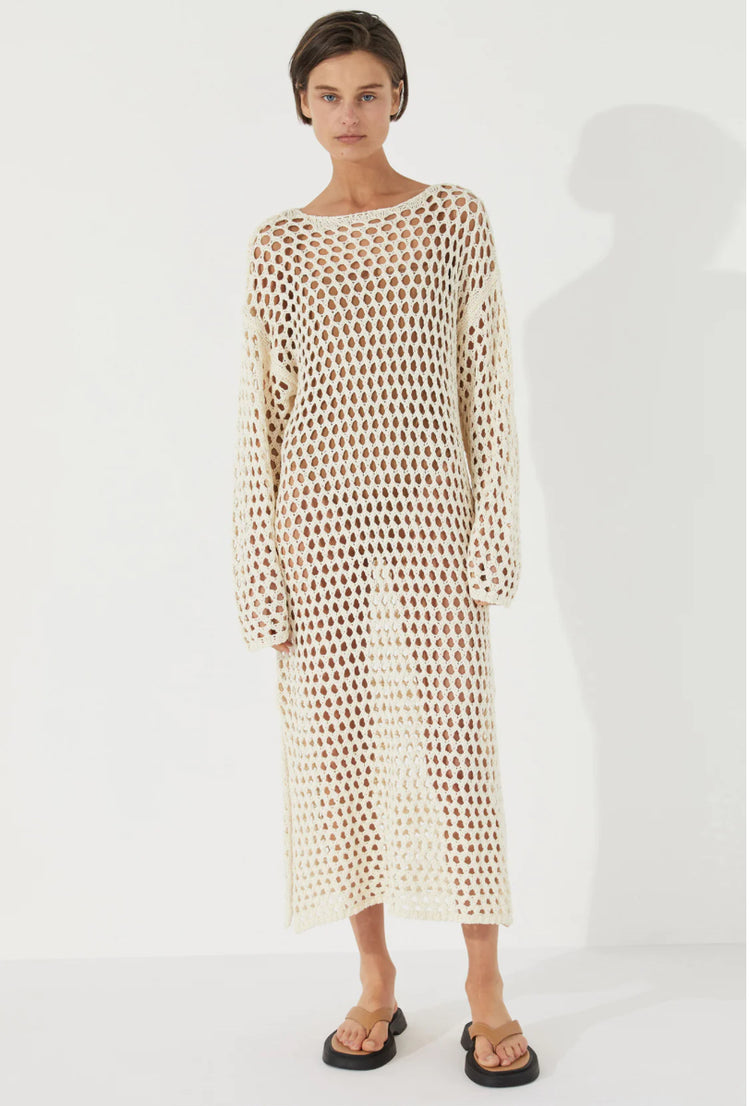 Crochet Dress | Stone