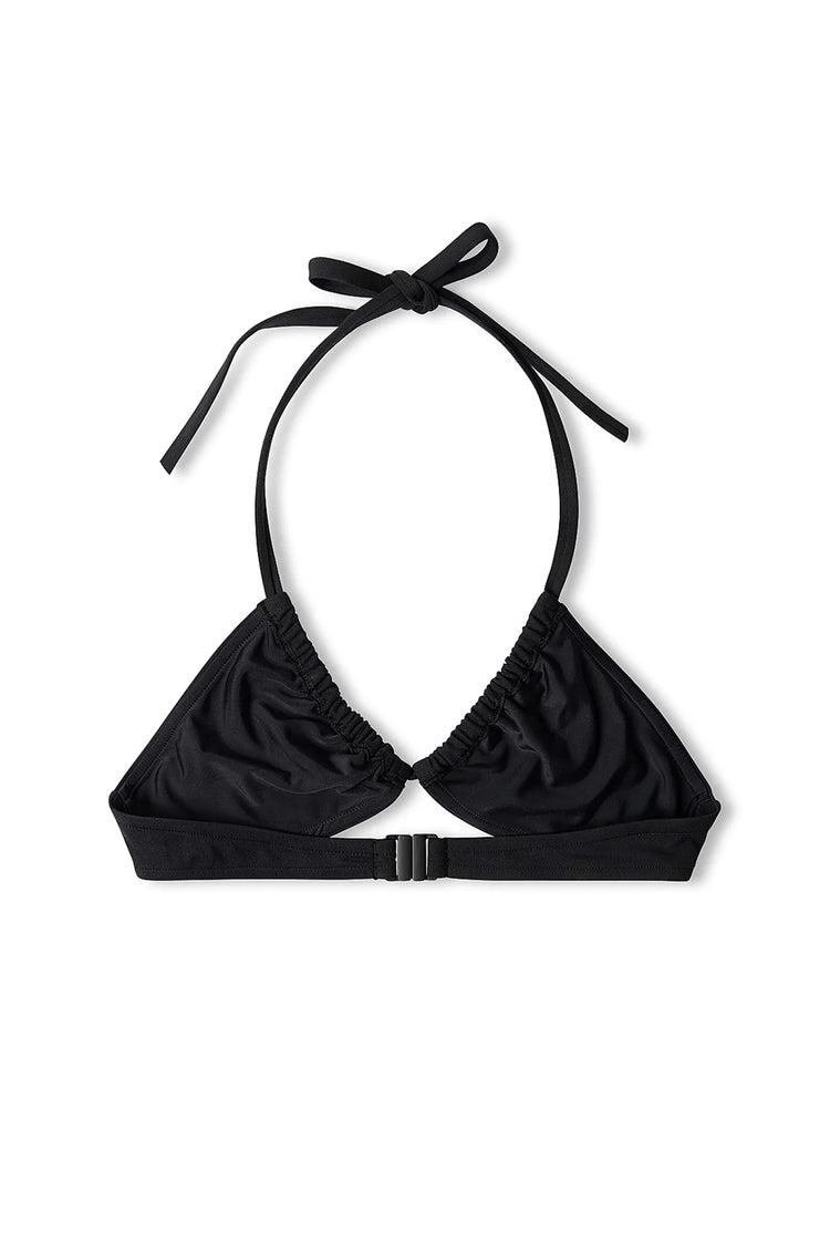 Black Halter Bikini Top