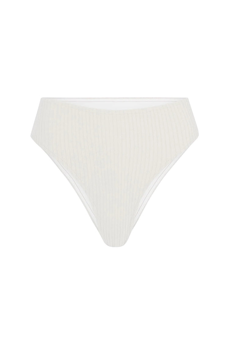 Ivory Cord Towelling Waisted Brief