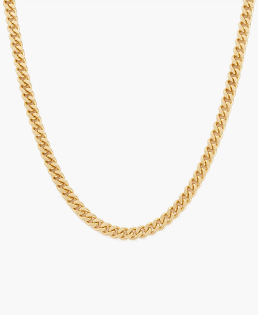 GLOW CHAIN NECKLACE 18K GOLD PLATED