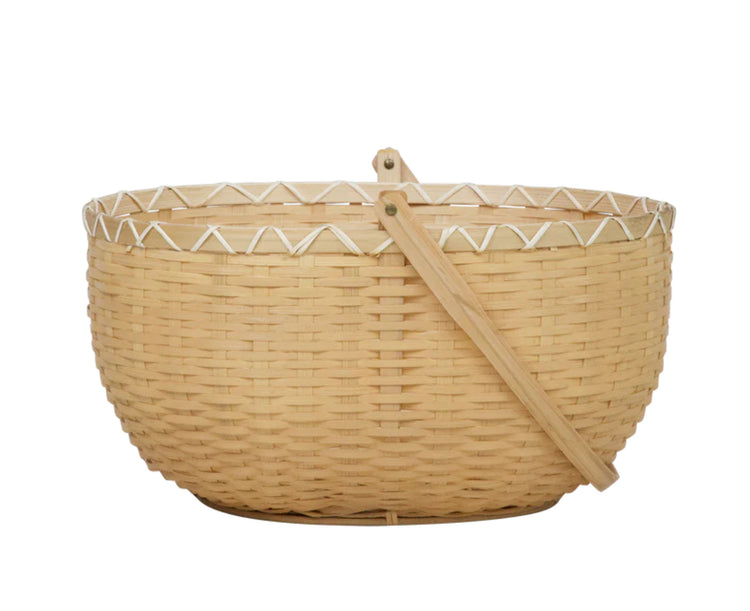 Nude Blossom Basket | Oval