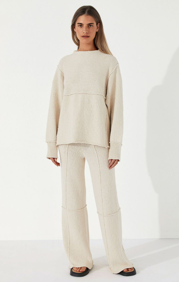Stone Organic Cotton Knit Pant
