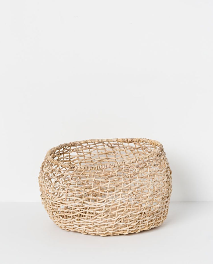 Cicely Round Woven Basket