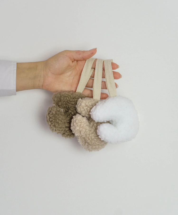 Plush Teddy Moon | White