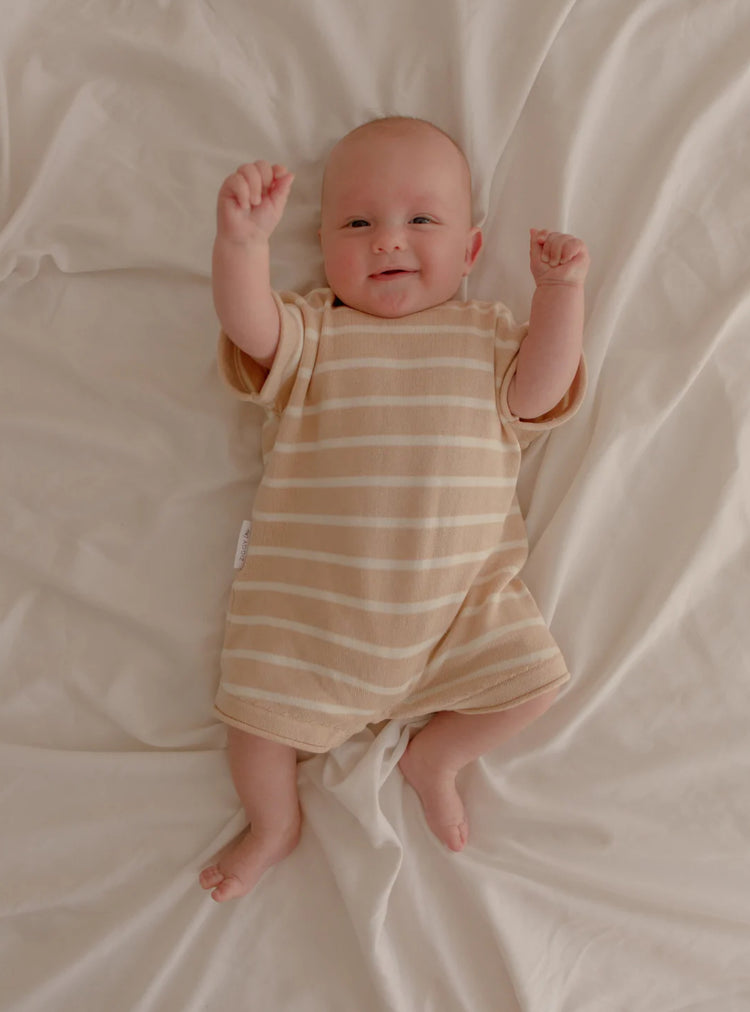 Playsuit | Wheat Stripes