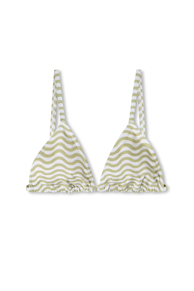 Chartreuse Wave Triangle