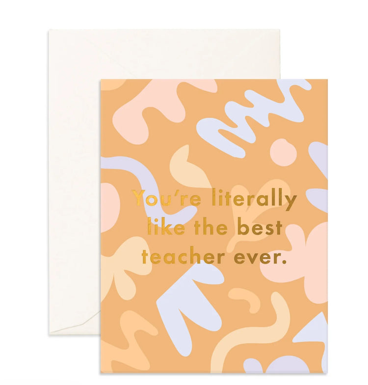 Literally Best Teacher | Card