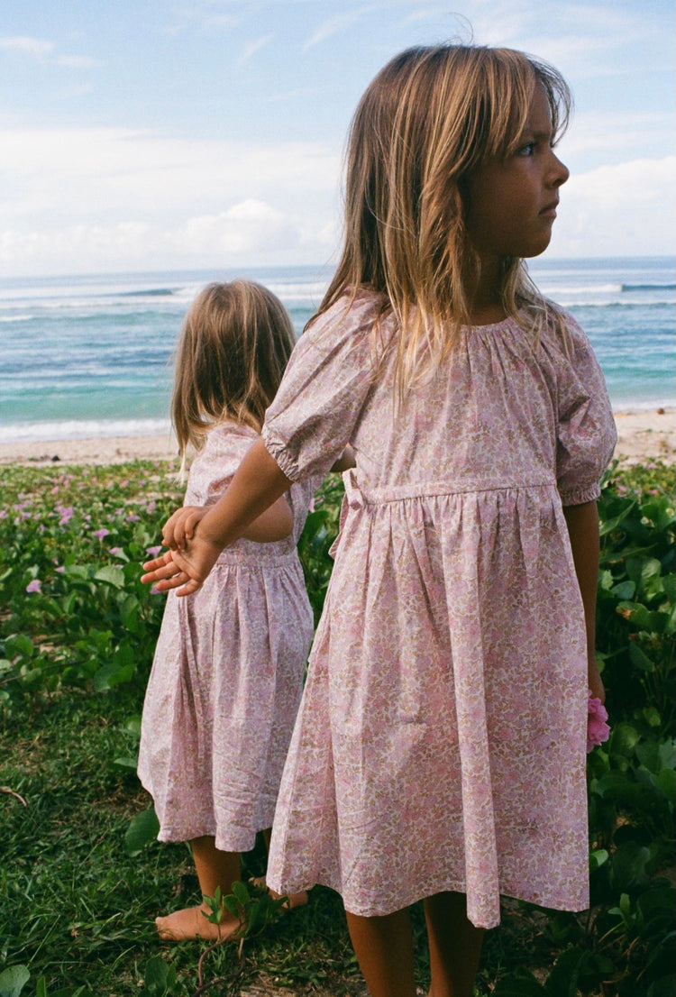 Florence Dress | Lavender Bloom Print