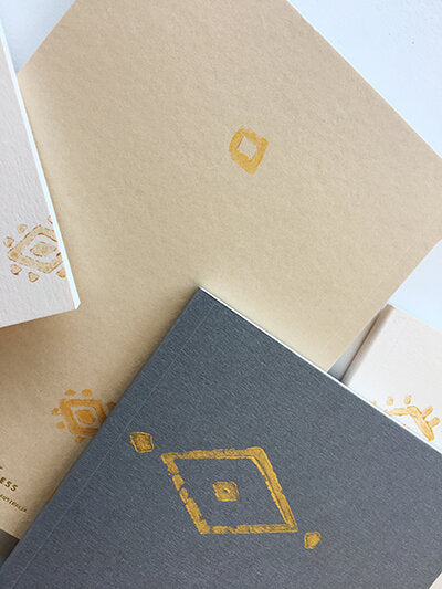 Block Printed Notebook | Sand