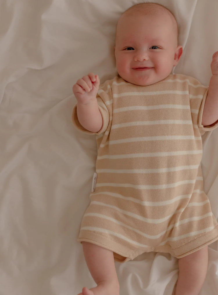 Playsuit | Wheat Stripes