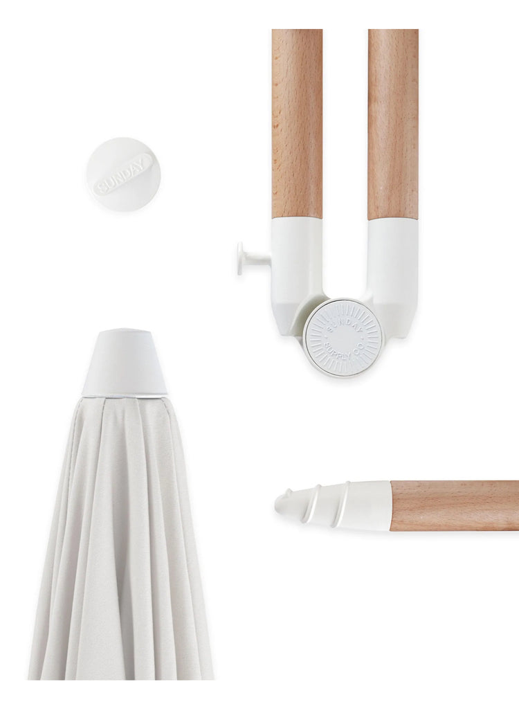 Husk Flower Beach Umbrella