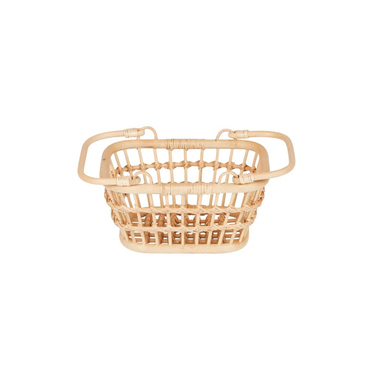 Rattan Tarry Basket | Wheat