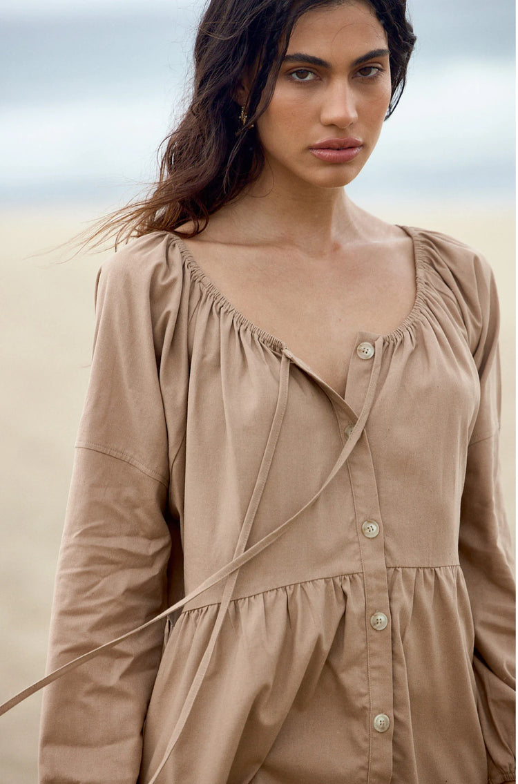 Leo Dress | Brown