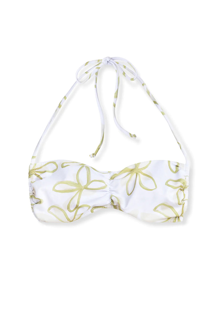 Olive Flower Bralette