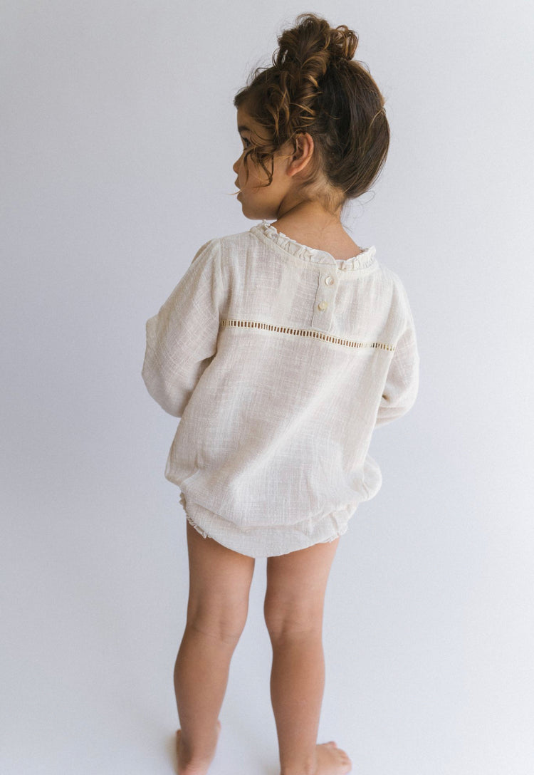Winnie Romper | Natural