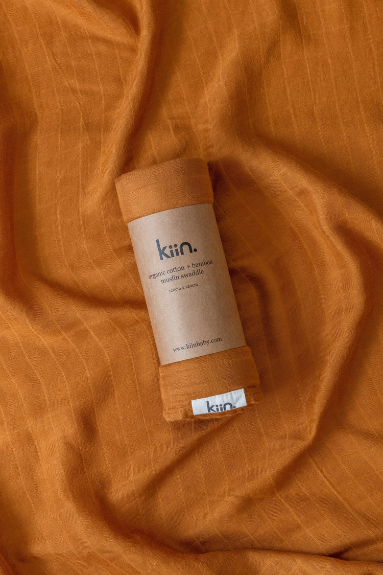 Organic Swaddle | Caramel