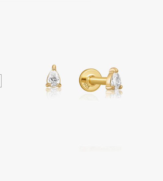 JINA CARTILAGE EARRINGS STERLING 925 - GOLD