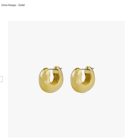 JOLIE AND DEEN Uma hoops