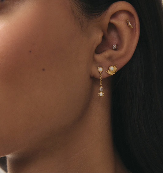 Oceane Studs-Gold