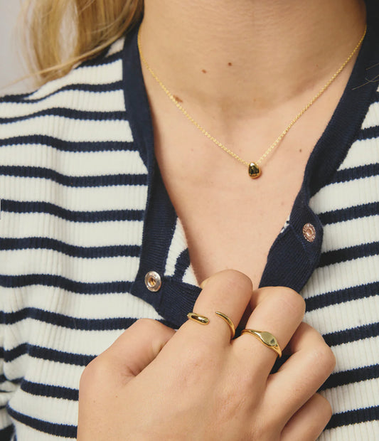 Violet necklace | gold