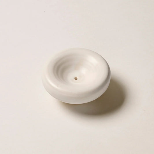 The Vessel Incense Holder-Cream
