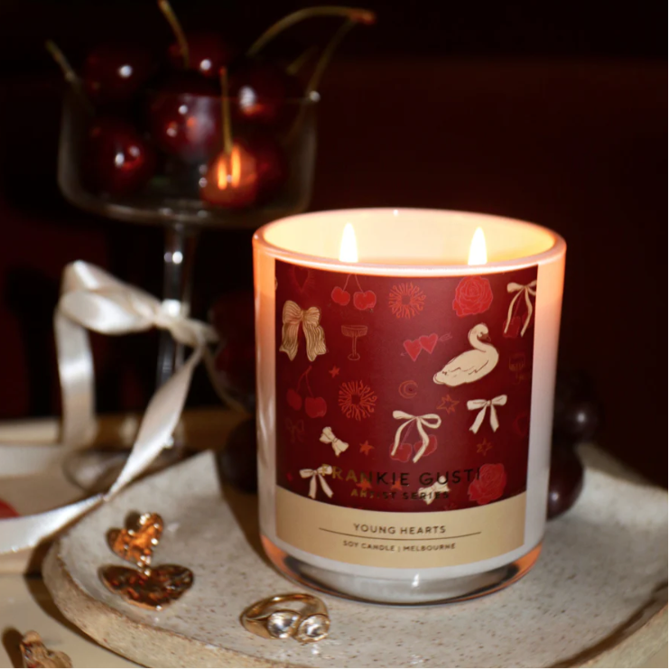 Artist Series Candle | Young Hearts | Kimmy Hogan