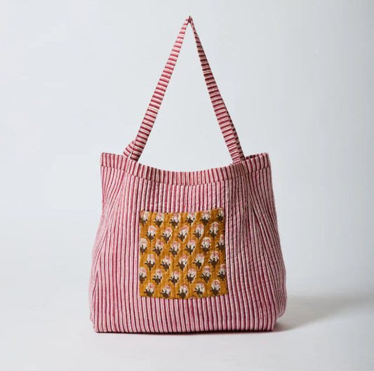 Reversible tote bag | honey