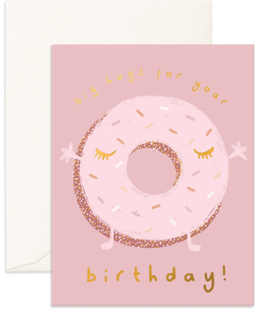 Big Hugs Donut Greeting Card