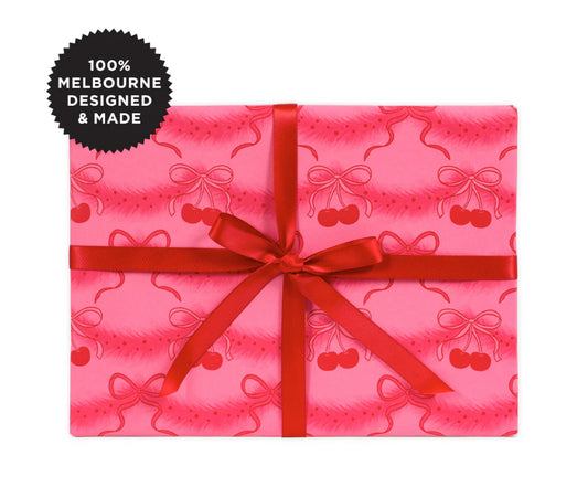 Wrapping paper | cherry Christmas