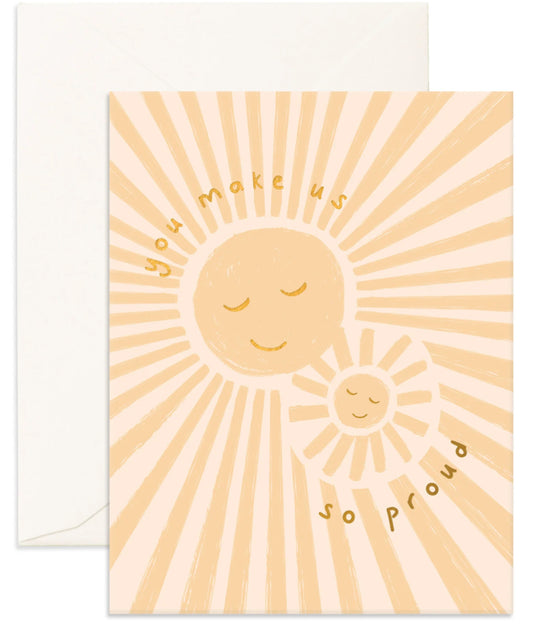 So Proud Suns Greeting Card