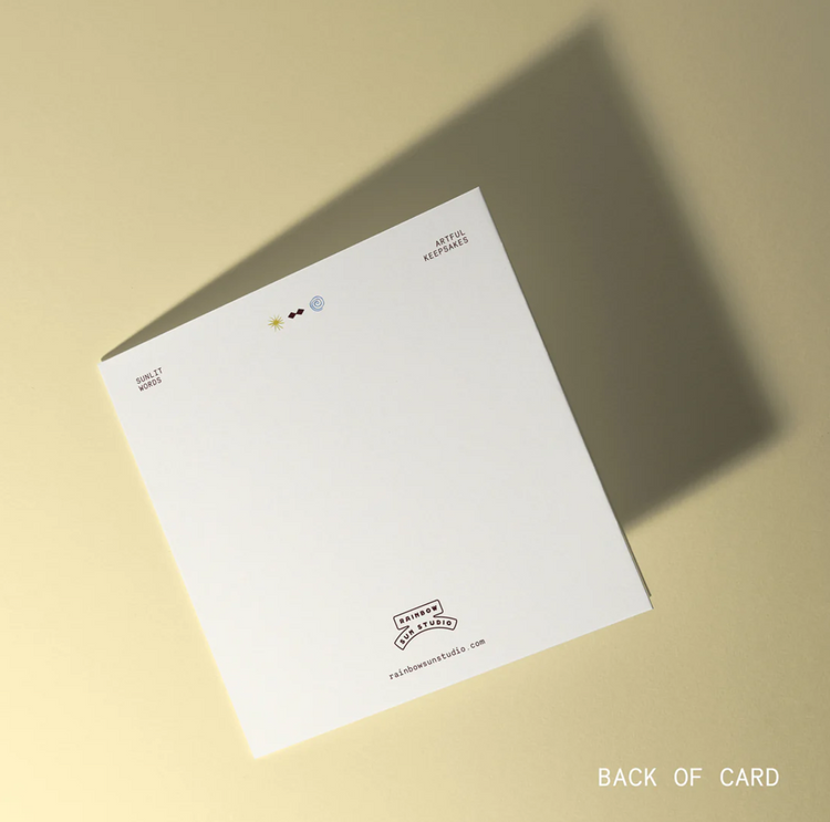 You + Me, Here | Card