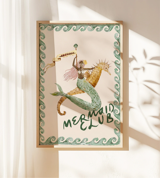 Mermaid Club | A4 Print