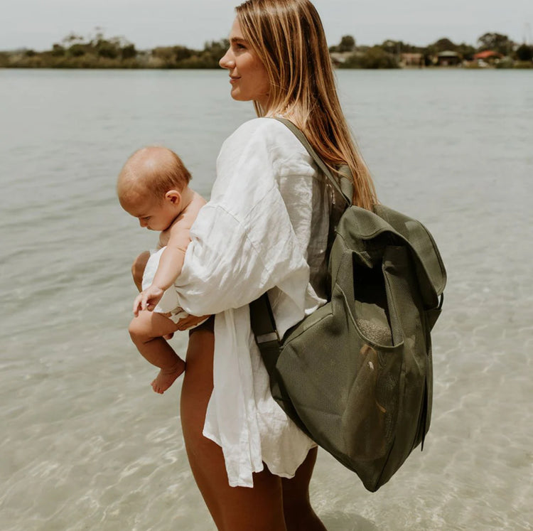Beach Hauler™ Mesh Backpack - Pandanus