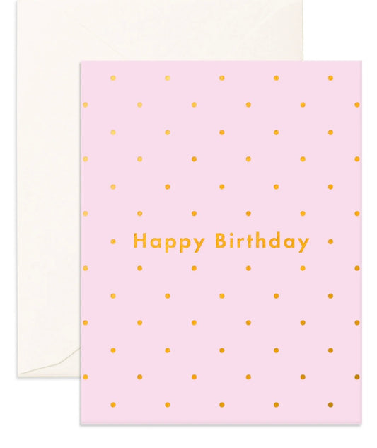 Birthday Lilac Dots | Greeting Cards
