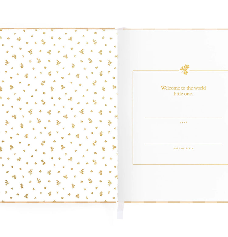 Baby book petal stripe