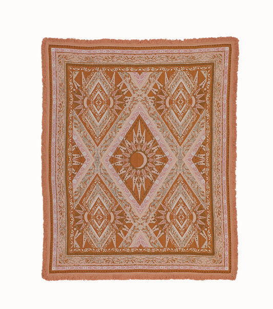 Moonrise Throw | Coral