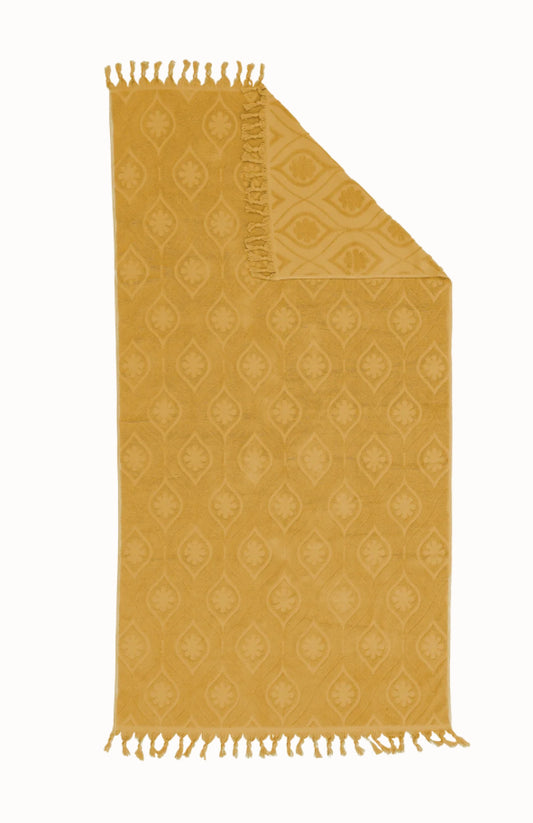 Daisy Beach Towel | Golden